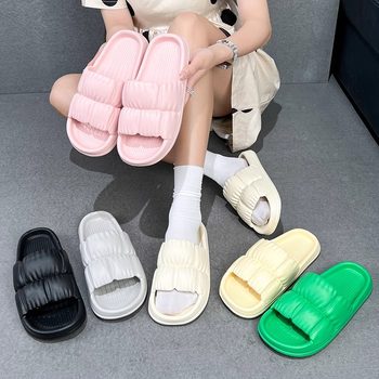 Petal slippers indoor home shoes EVA slippers couples bathrooms non-slip summer home new home men's style