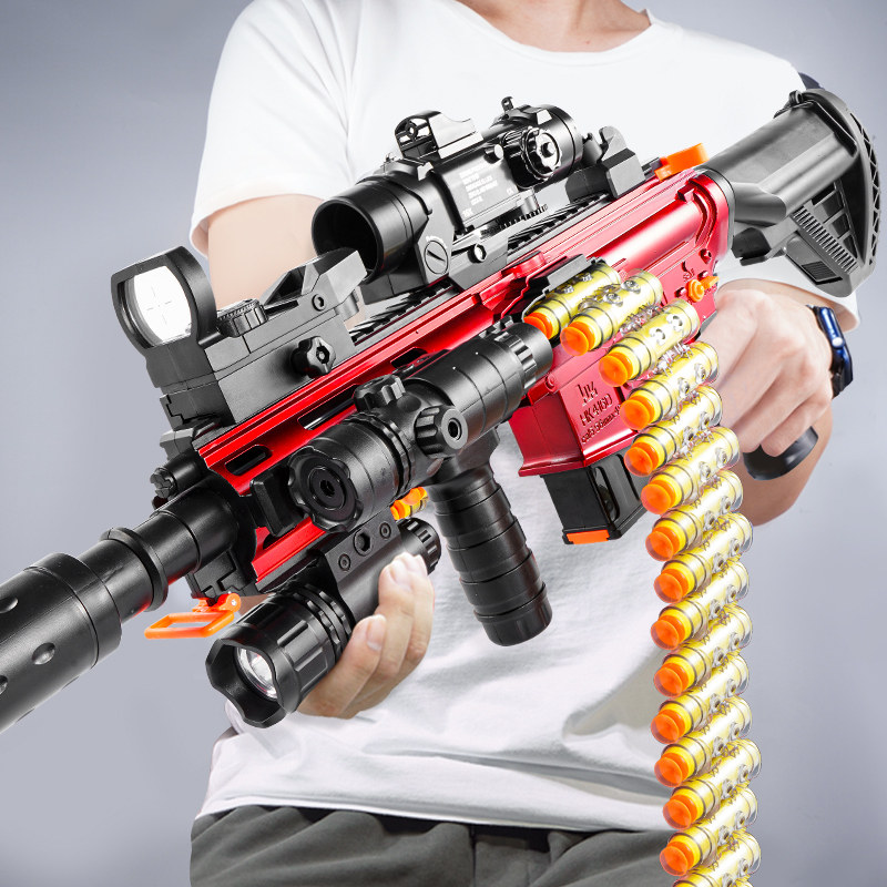 m416手自一体电动连发软弹儿童玩具男孩机关枪仿真电动玩具枪