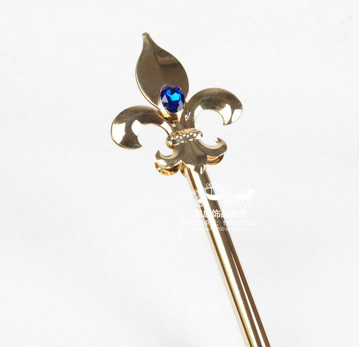 红樱枪选美新娘国王女王男女宝石人造权杖手杖儿童酒吧颁奖表演