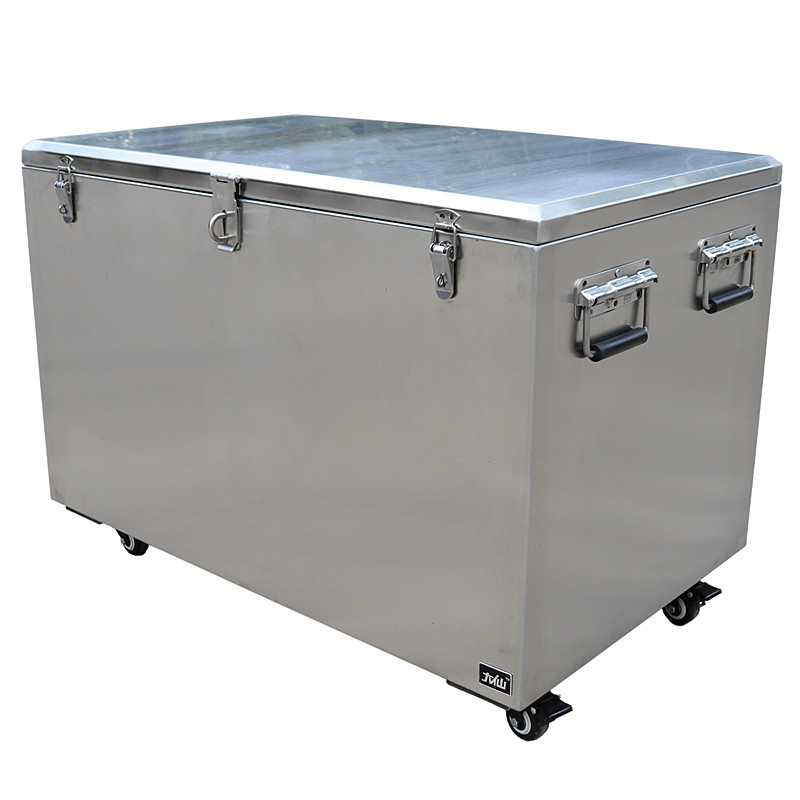 大仙不锈钢工具箱金属大号加厚箱子带轮防盗防水五金工具箱