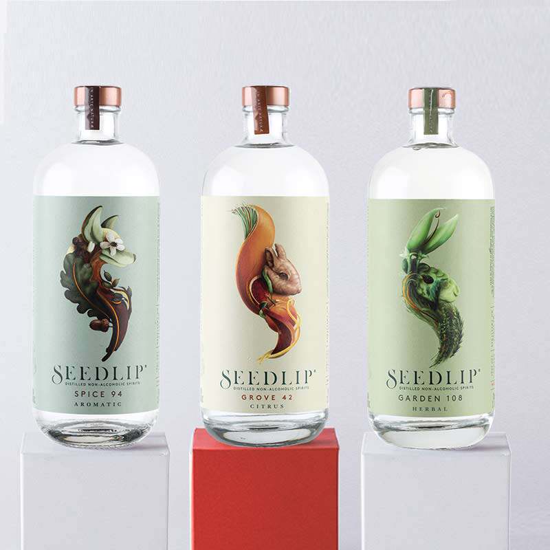 seedlip希蒂力橙园烈酒风味饮料歌德酒精700ml英国碳酸饮料