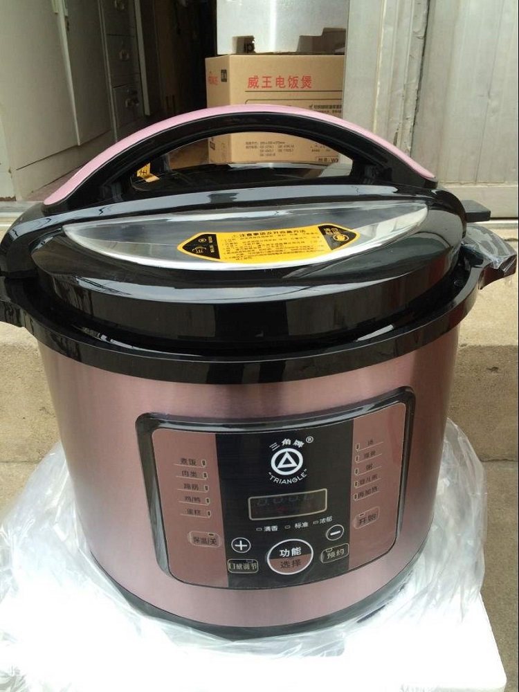 官方正品三角牌电压压力锅8l升威威王电饭煲食堂电压力锅