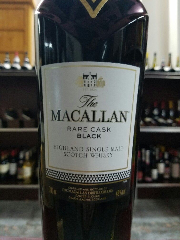 麦卡伦黑单一麦芽威士忌奢想湛黑macallanrarecask威士忌