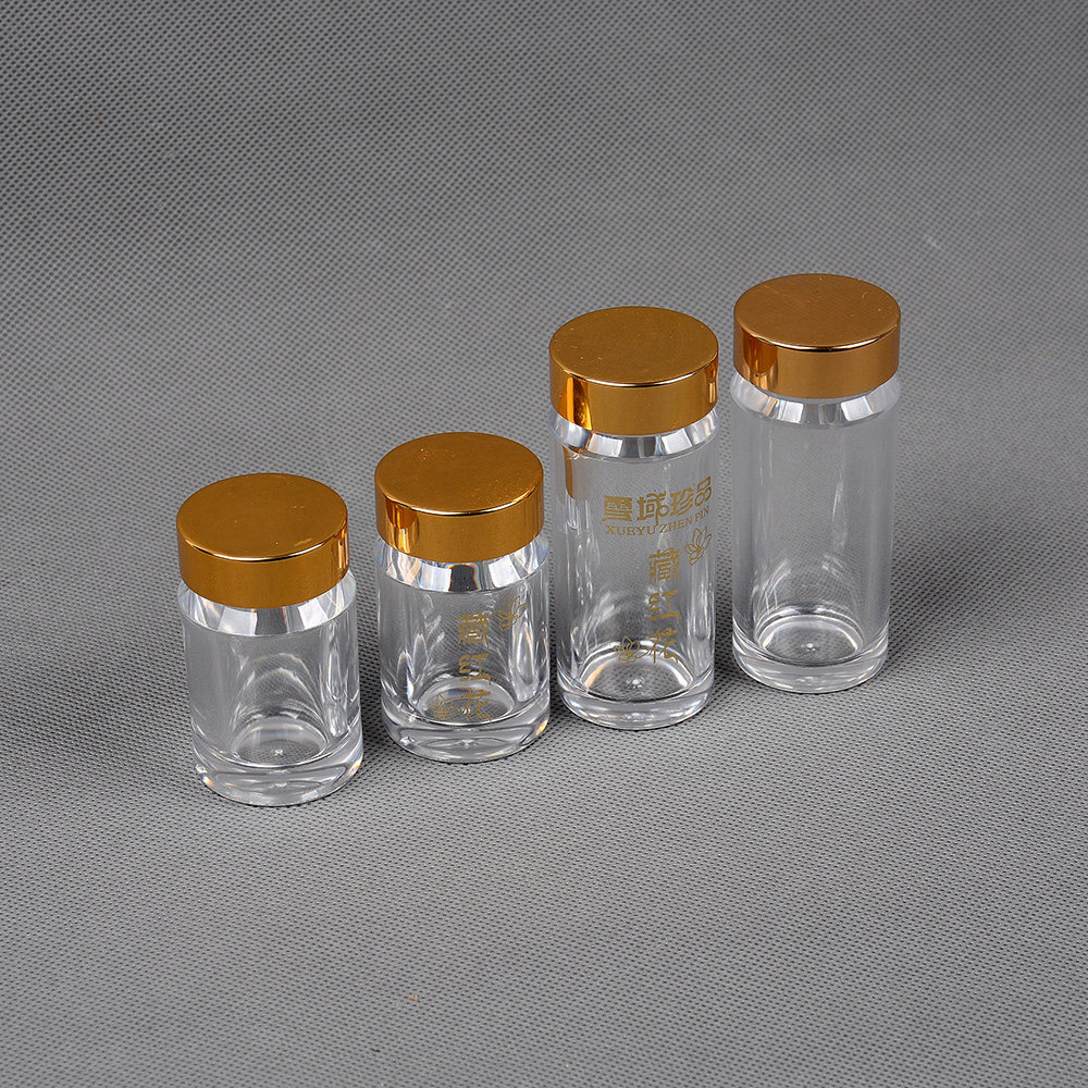 藏红花亚克力包装瓶 1 3 5 克西红花瓶罐 铁皮石斛透明小包装瓶子