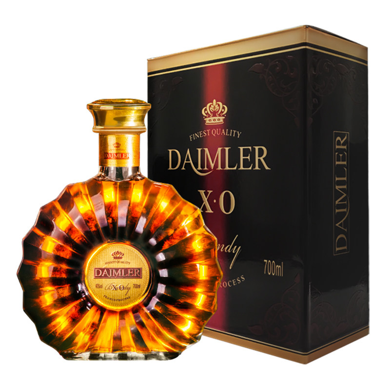 法国xo洋酒白兰地brandy40度调酒烈酒700ml礼盒白兰地