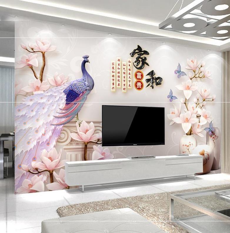背景背景墙墙纸少女书房壁布防水手绘高贵pvc定制壁画