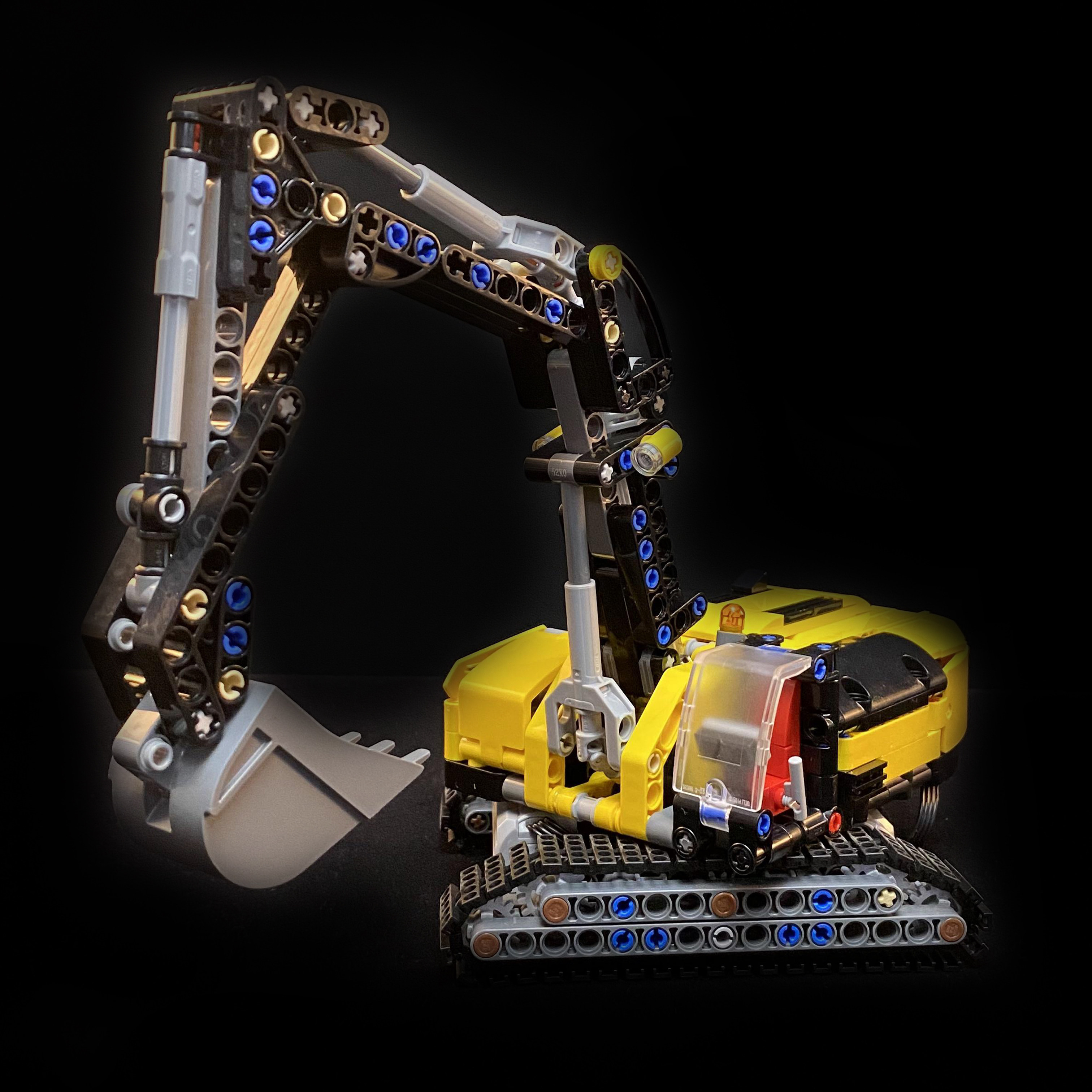 乐高lego42121挖掘机电动遥控改装升级动力动力科科技塑料积木