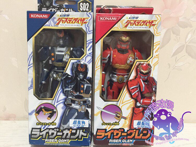 星神莱沙konami超星钢徒红莲软胶玩偶儿童节礼物潮玩盲盒