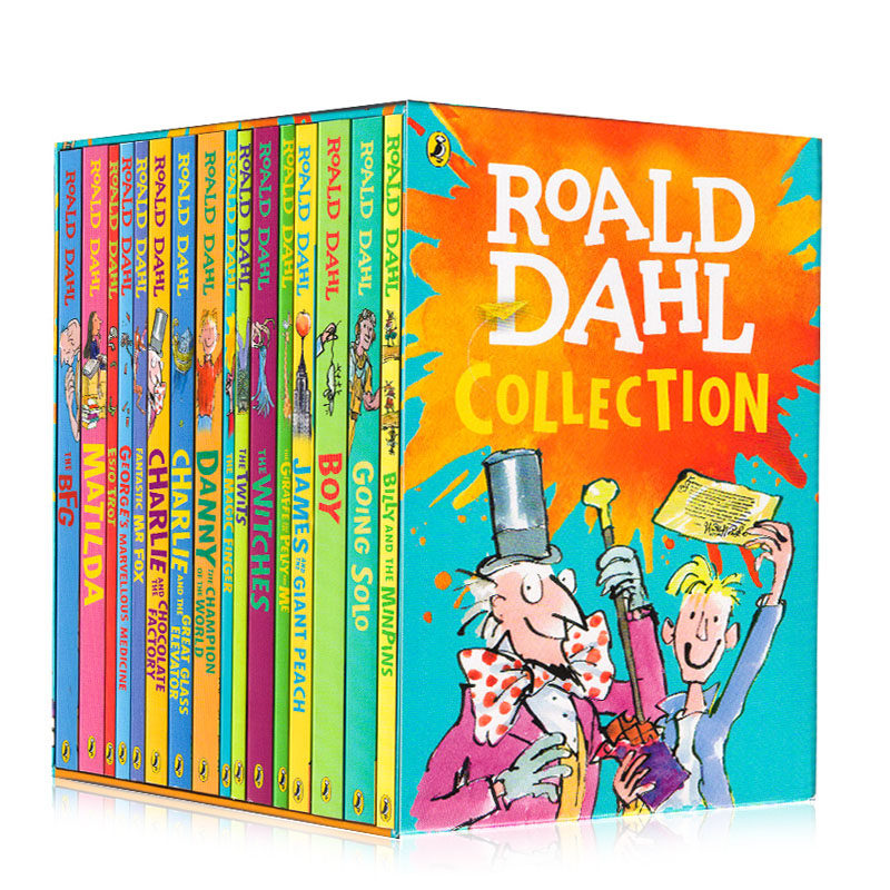 新版roalddahl罗尔德达尔16册套装英文原版儿童课外阅读英语桥梁书
