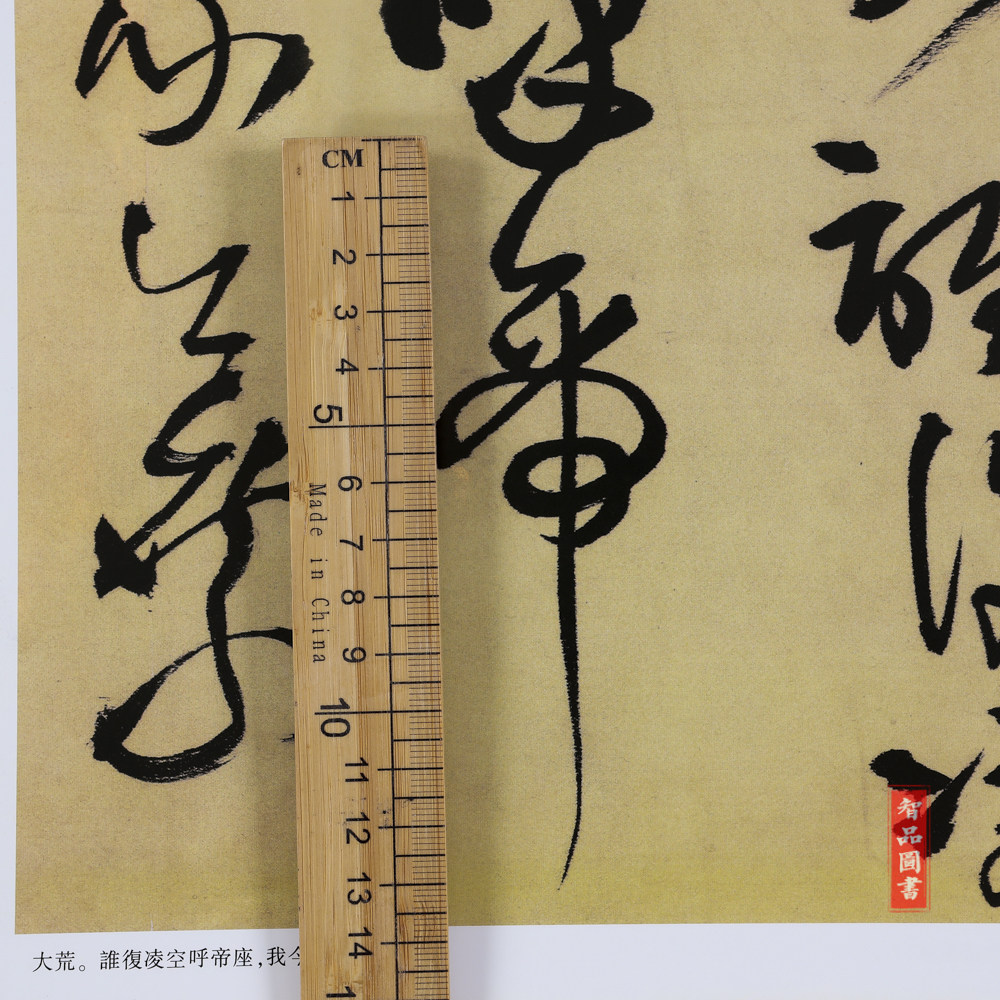 草书诗卷王铎赠经典旁注简体字帖练字软笔毛笔书法