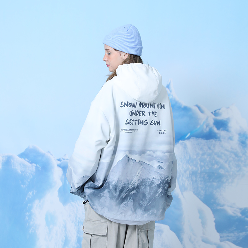 PCMY任胤蓬同款潮牌连帽半拉链冲锋衣工装外套春秋款情侣装机能风