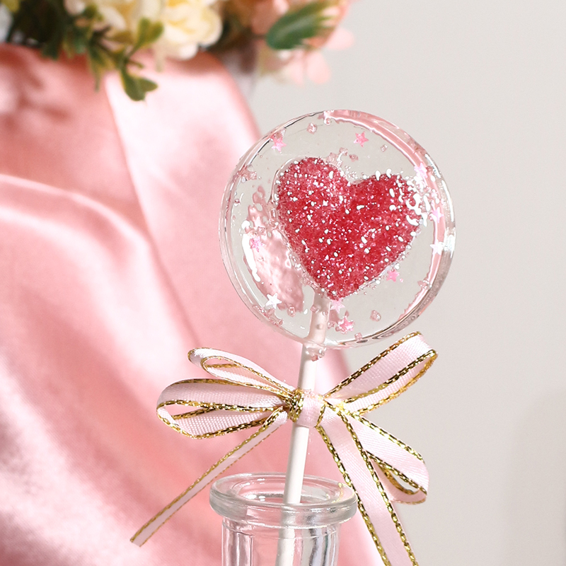 表白爱心棒棒糖情人节星空网红手工创意波板糖喜糖糖果