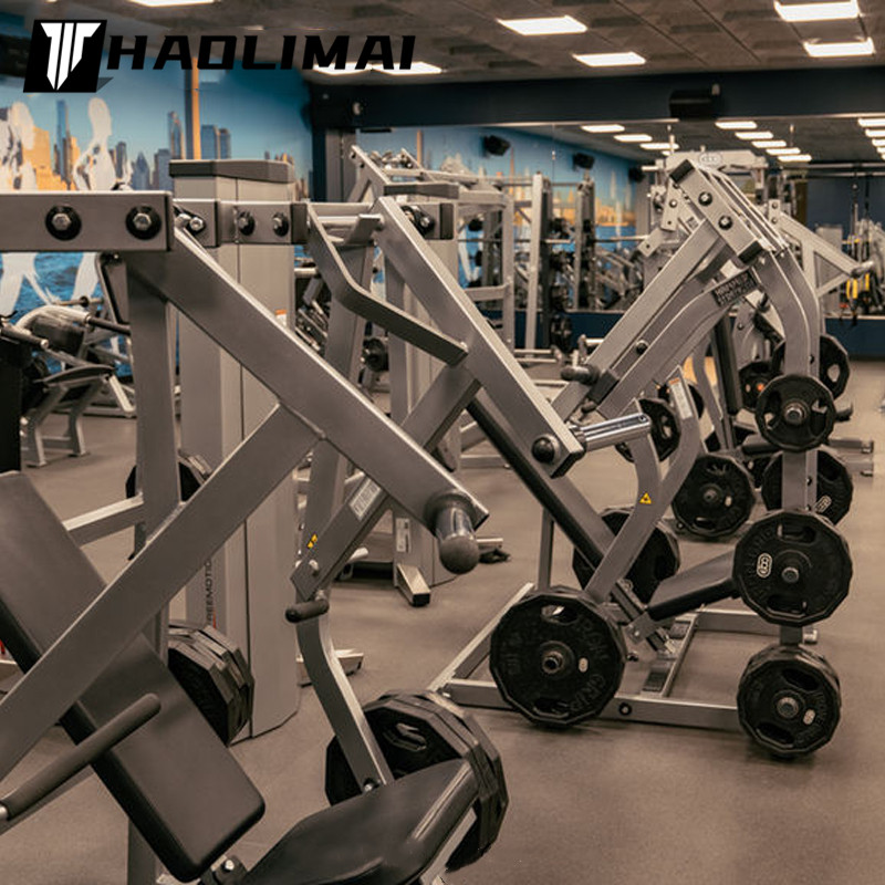 悍马跪姿曲腿股二头肌训练训练器器械hammerstrength挂片系列力量训练