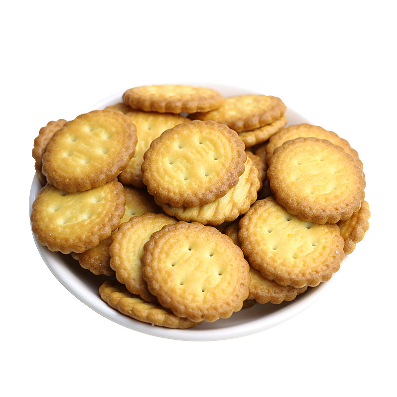 名沙海盐味日式饼干植物油小圆饼奶盐休闲网红办公室零食小包装