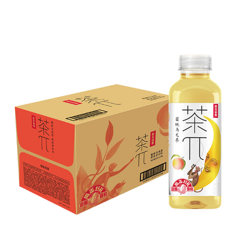 茶派农夫山泉茶兀权志龙果味饮料500ml15瓶整箱茶饮料