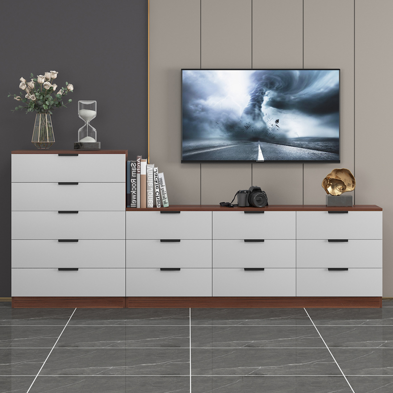 电视柜现代简约小户户型客厅高柜简易斗柜北欧多功能电视柜