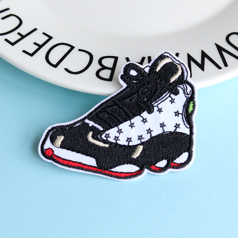 布贴aj乔丹篮球球鞋小号时尚补丁刺绣衣服布贴