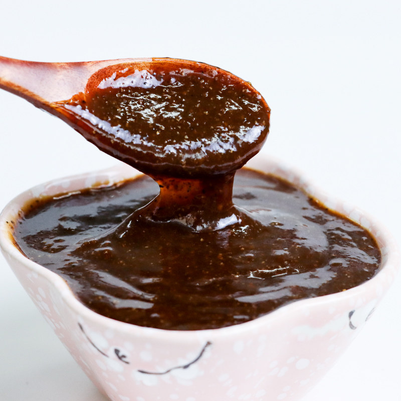 唯乐美黑胡椒1kg椒酱商用袋装家用牛排酱料椒汁酱类调料