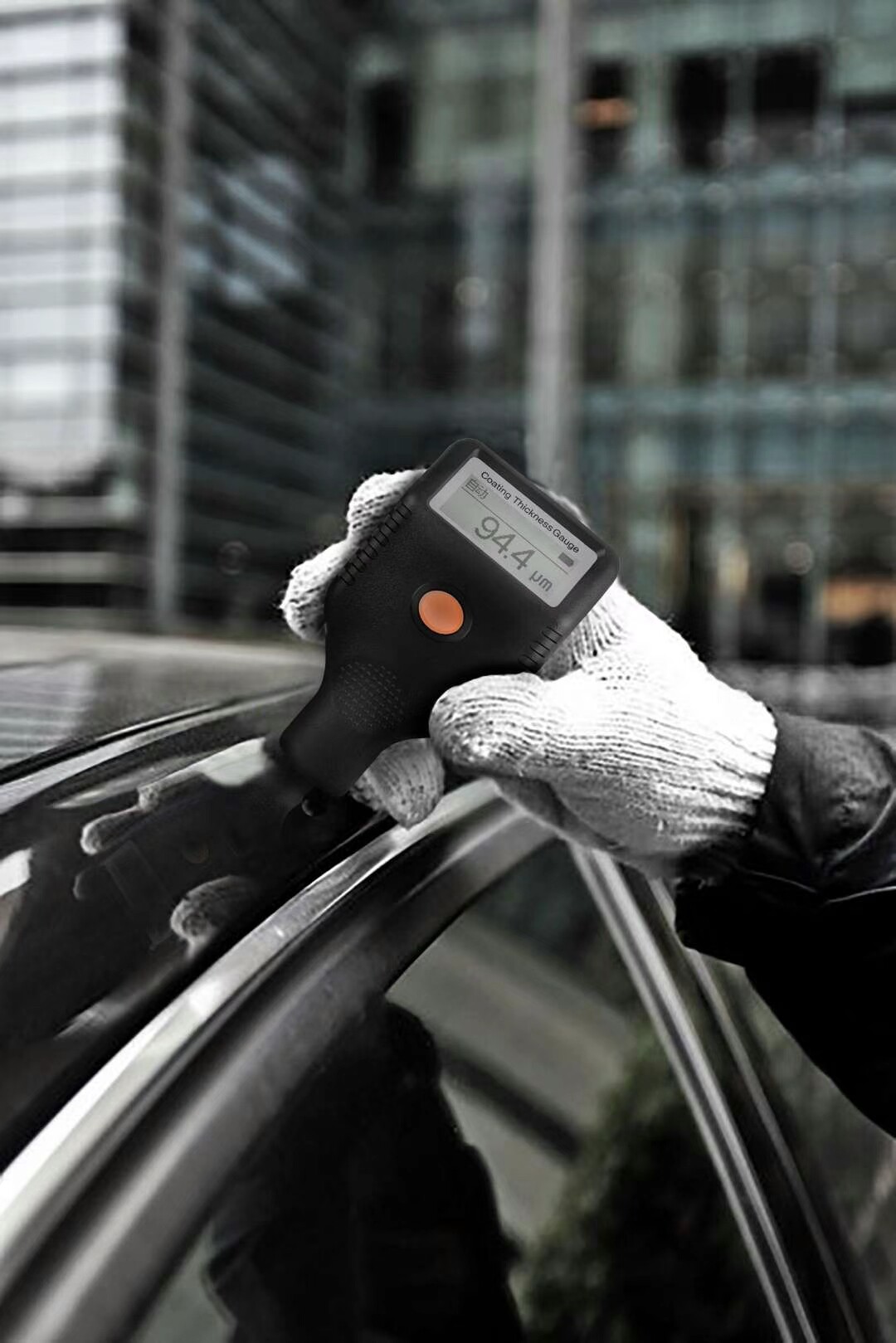 宇问ec666s漆膜汽车检测二手车漆面油漆厚度测量镀锌测厚仪