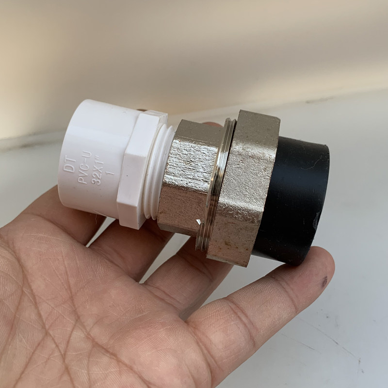 pe管转pvc热熔管变胶粘黑管化白202532637590110水管接头