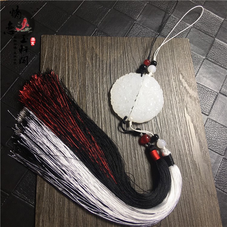 流苏龙凤呈祥腰坠挂件古风情侣款汉玉佩腰佩腰挂其它首饰