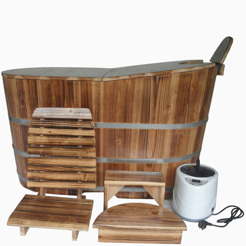 木桶浴桶大人浴盆美容院家用汗蒸实木老人儿童沐浴桶