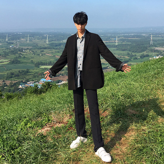Mrcyc men's casual pants suit trousers men's Korean version of loose straight trousers wear hairs pants INS tide Mrcyc men's casual pants suit trousers men's Korean version of loose straight trousers wear hairs pants INS tide