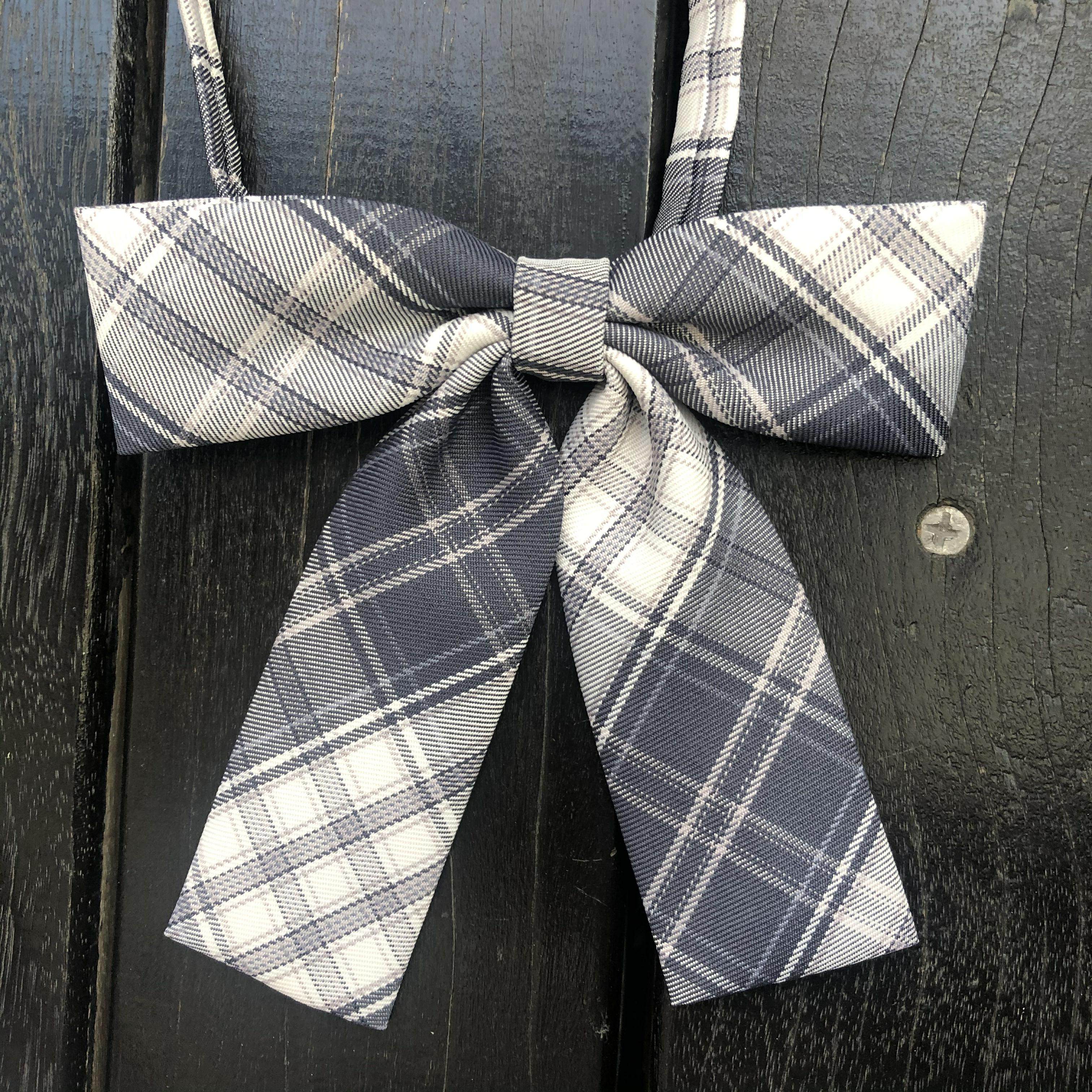 【小琦酱jk】砚池平角兔耳长柄斜角领结免打领带校供领结