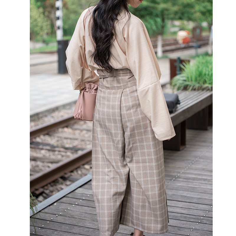 灵龙原创下午茶宋制汉服宋袴阔腿裤男女同汉服