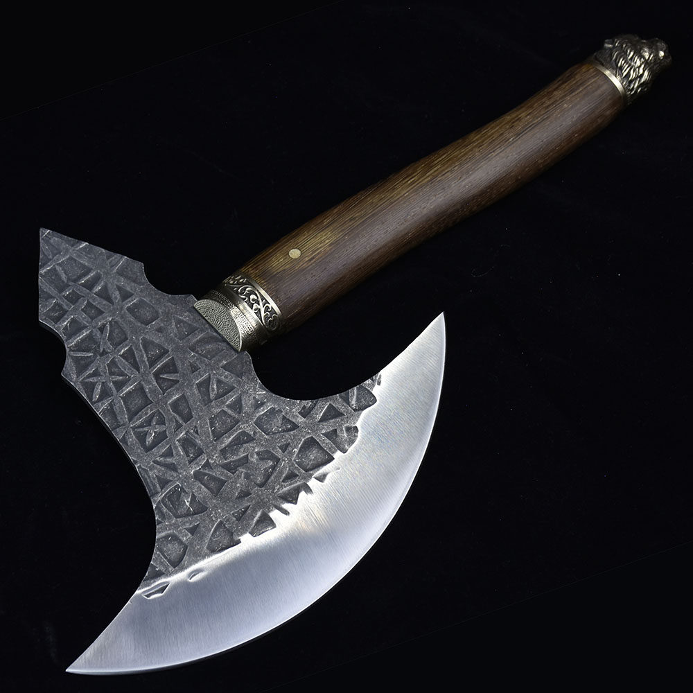 斧头现货龙泉市大砍骨刀手工锻打刀手锋利小斧采伐斧