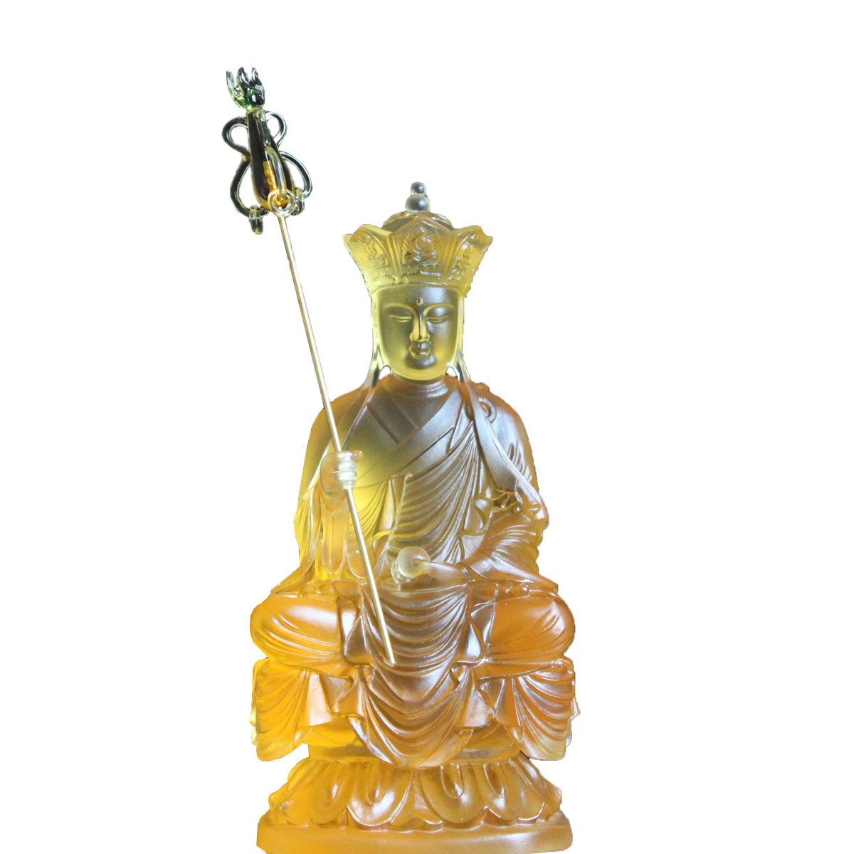 琉璃佛像摆件工艺品地藏王菩萨摆设装饰艺术品镇宅风水吉祥物