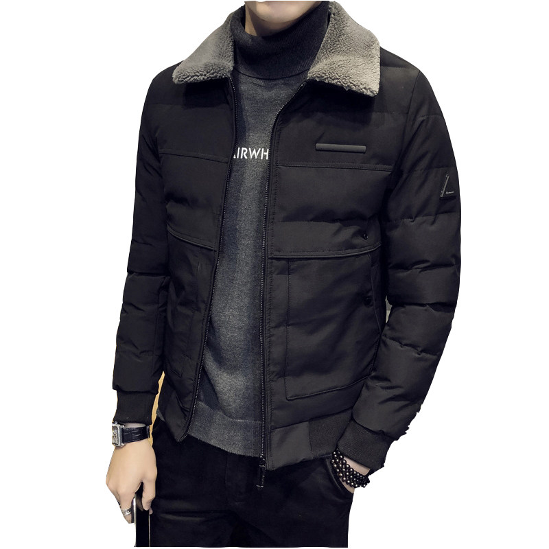 羽绒棉服2021年新款男名牌欧洲站羽绒棉服韩版潮流棉衣短款加厚