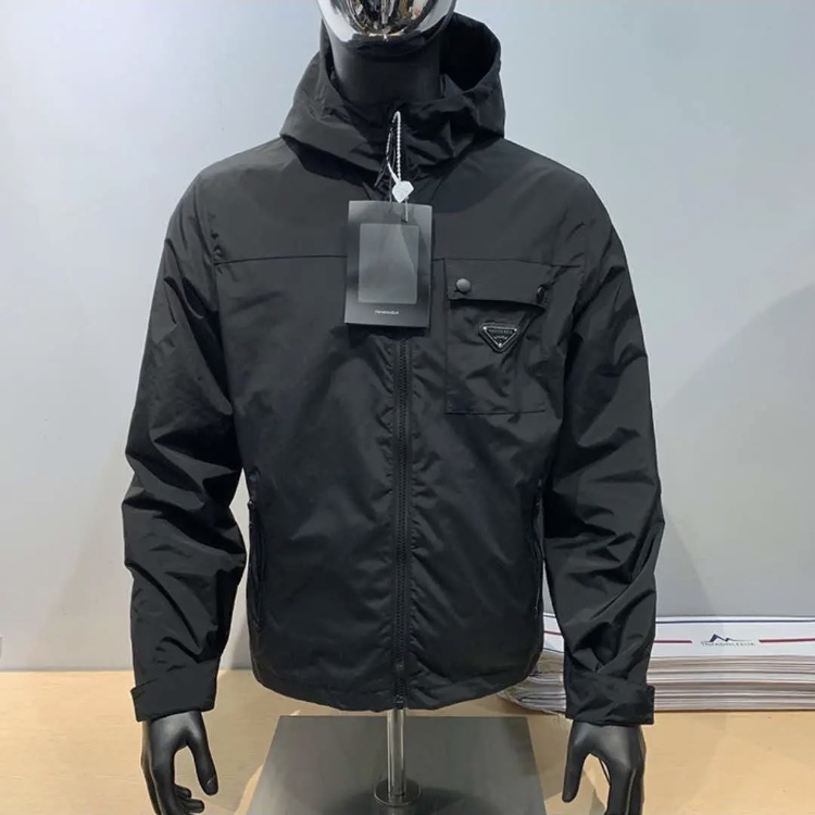 硬菜！质感你懂的！外贸男装剪标单春秋连帽夹克潮流帅气休闲外套