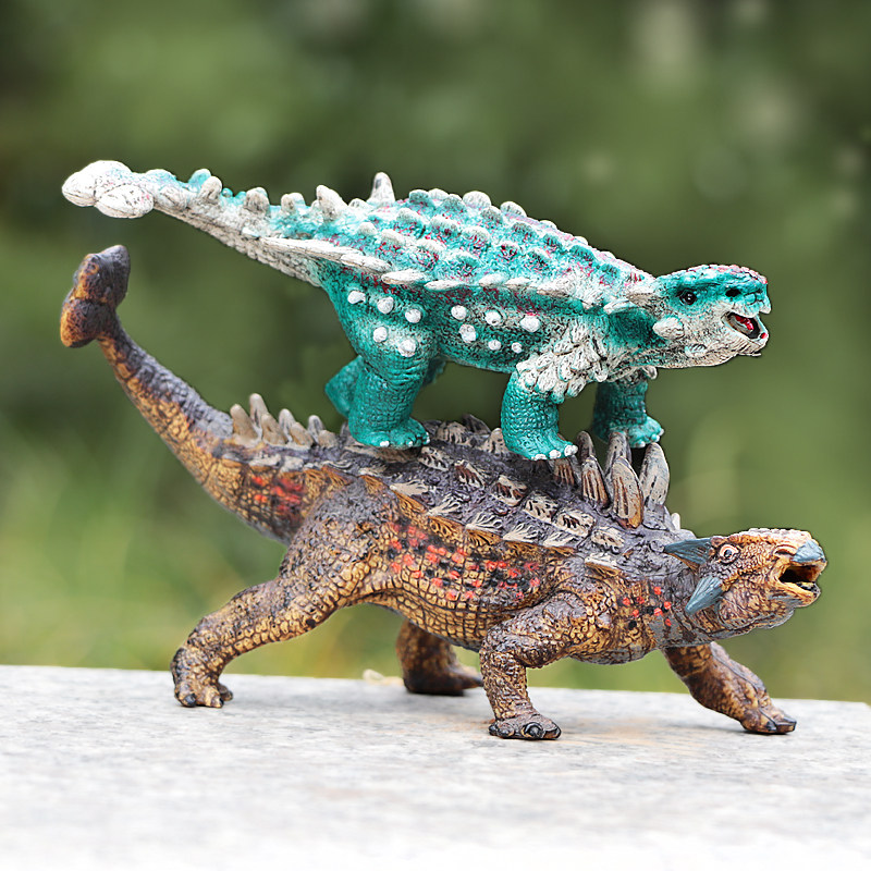 侏罗纪摆件童男龙儿美甲龙美甲恐龙包头塑胶实心仿真