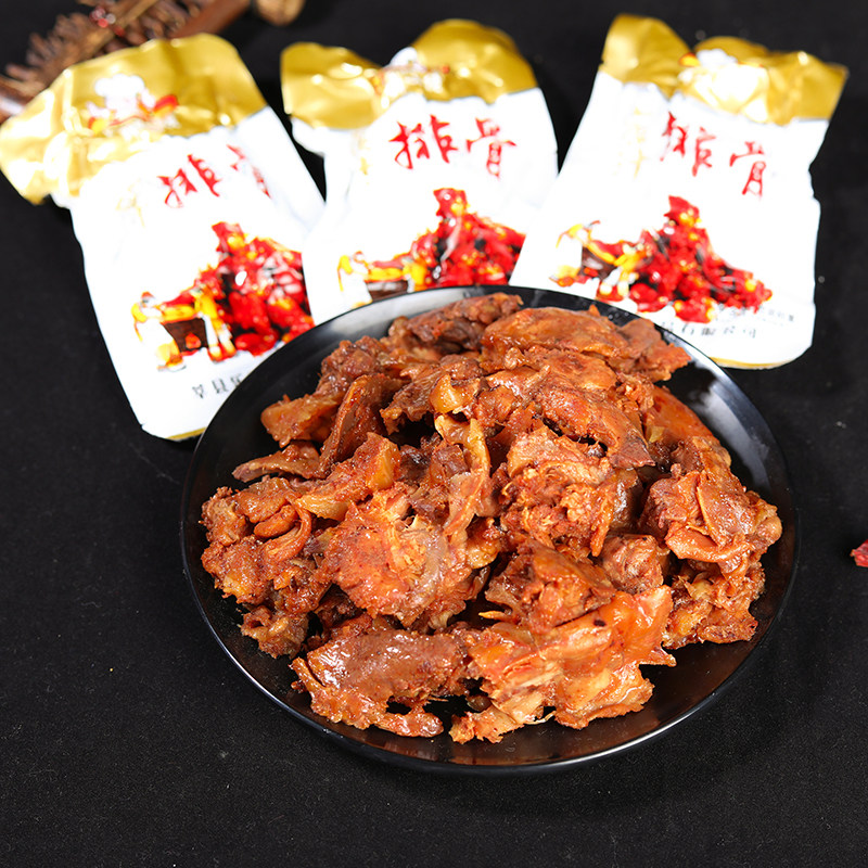 鲜味佬蜜汁排骨鸡排骨乐味乡巴佬卤味休闲怀旧零食甜辣鸡肉类熟食
