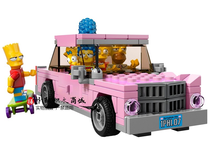 辛普森lego乐高71006一家辛普森的家庭房子拼插建构