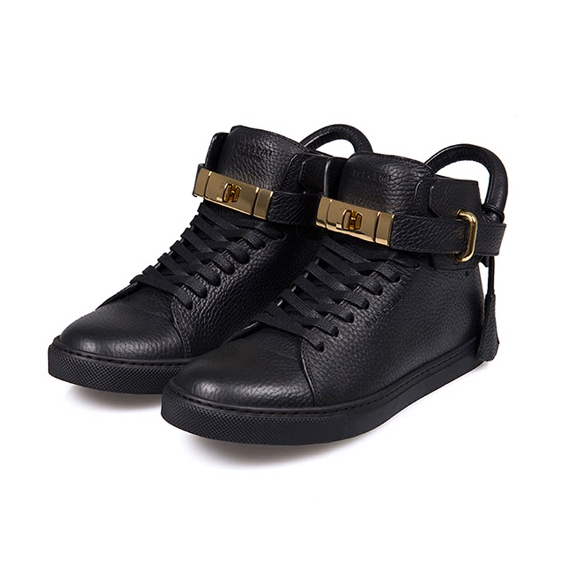 buscemi锁头潮流金属装饰中邦板鞋休闲鞋417sw100lw990a高帮鞋