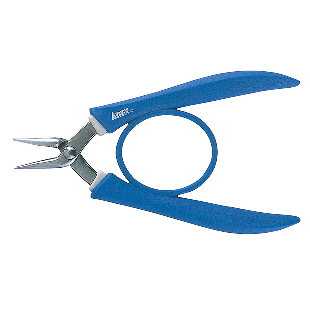 日本进口anex钳子不锈钢首饰手工尖嘴钳圆尼龙电子钳