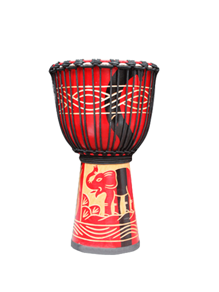 非洲鼓手手鼓山羊皮8寸10寸12寸云南初学者儿童非洲鼓