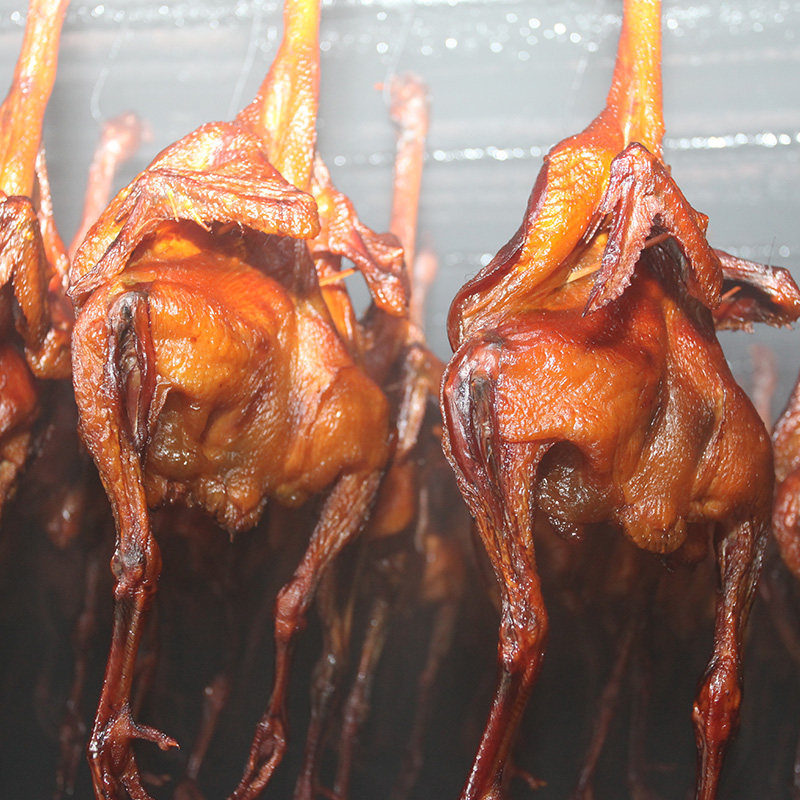 农家年货美食腊味咸鸡散养自制田野烟熏特产腊