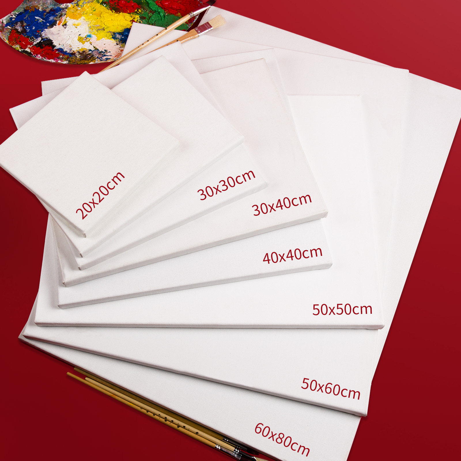 丙烯画布板画画板工具材料套装油画颜料画框丙烯颜料