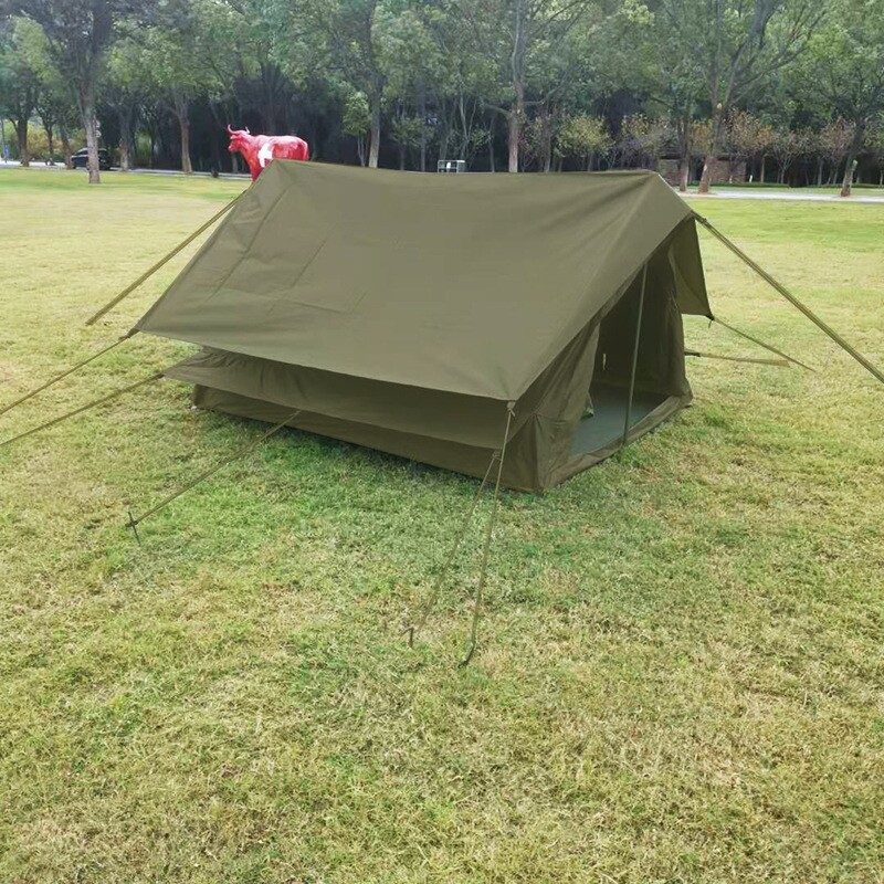 帐篷非洲部队户外野营复古登山露营大雨小屋型露营