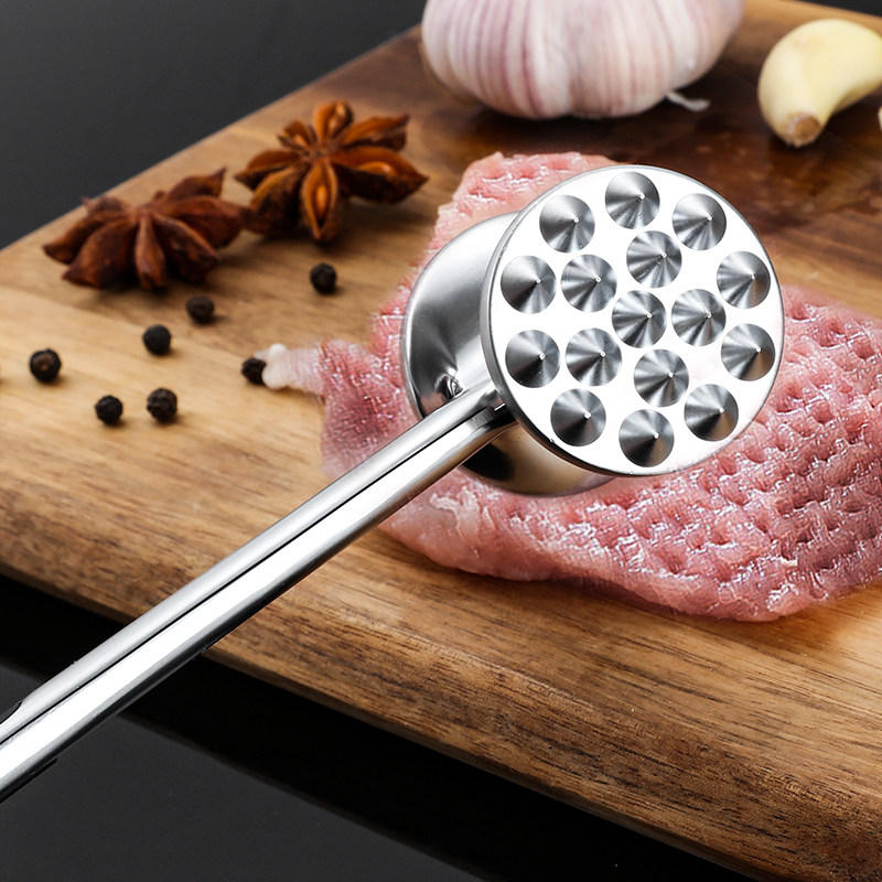 松肉锤打肉锤家用牛肉锤断筋器双面实心捶肉敲肉锤