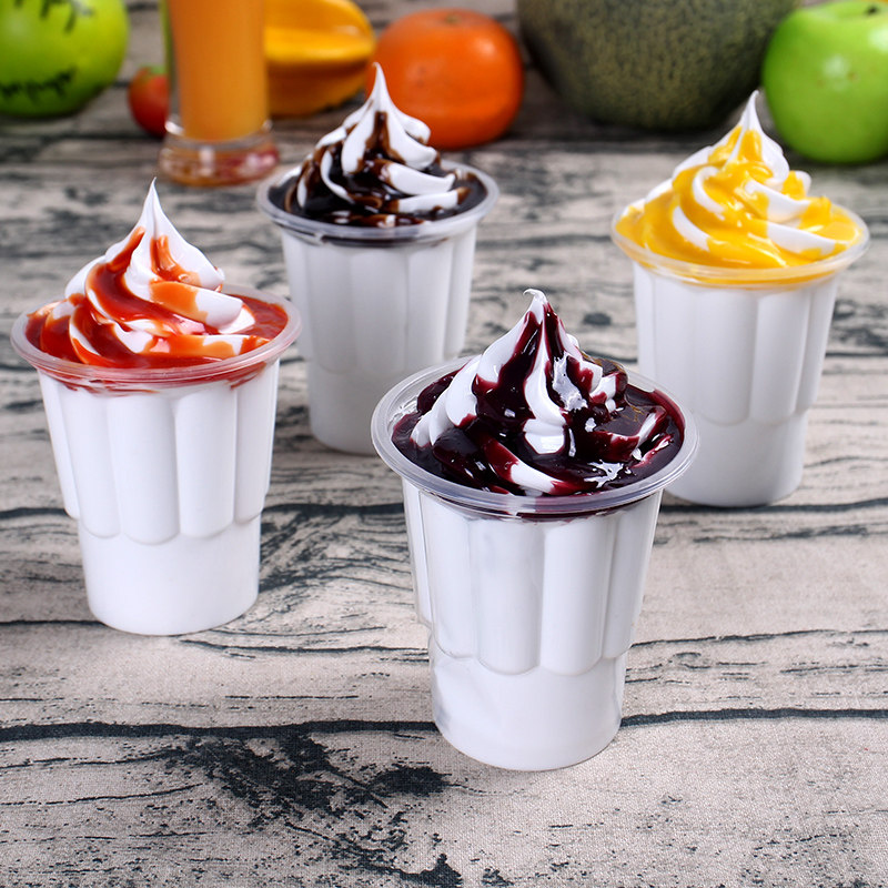 模型仿真巨无霸冰激凌水果冰淇淋甜筒脆皮皮蛋圣代仿真水果