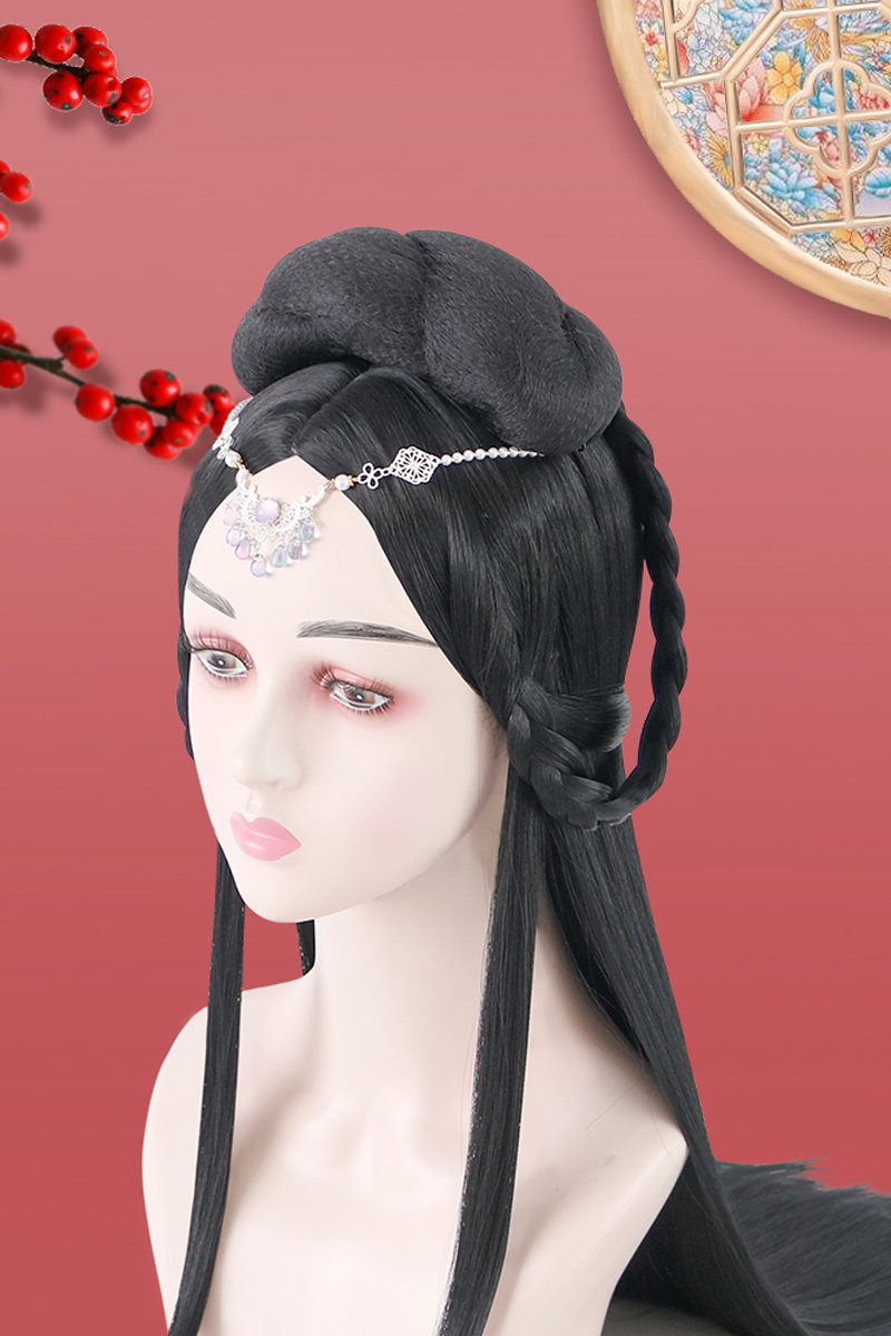 古风汉服假发仙气少女古装头套魏晋襦裙造型日常整顶假发