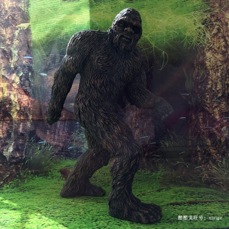 野人玩偶美国safari正品大脚怪兽静态动物模型仿真