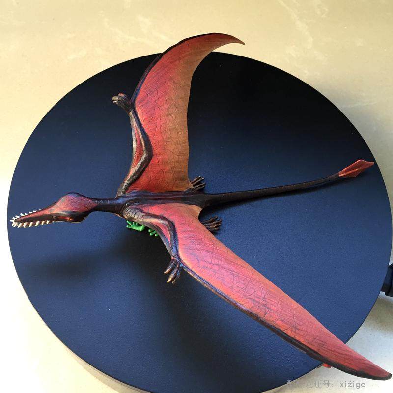 美国玩具中性摆件玩偶静态safari龙静态喙嘴模型仿真