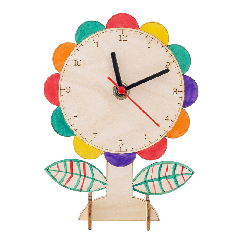 小学生时间认识时钟教具益智手工diy材料钟表科学实验