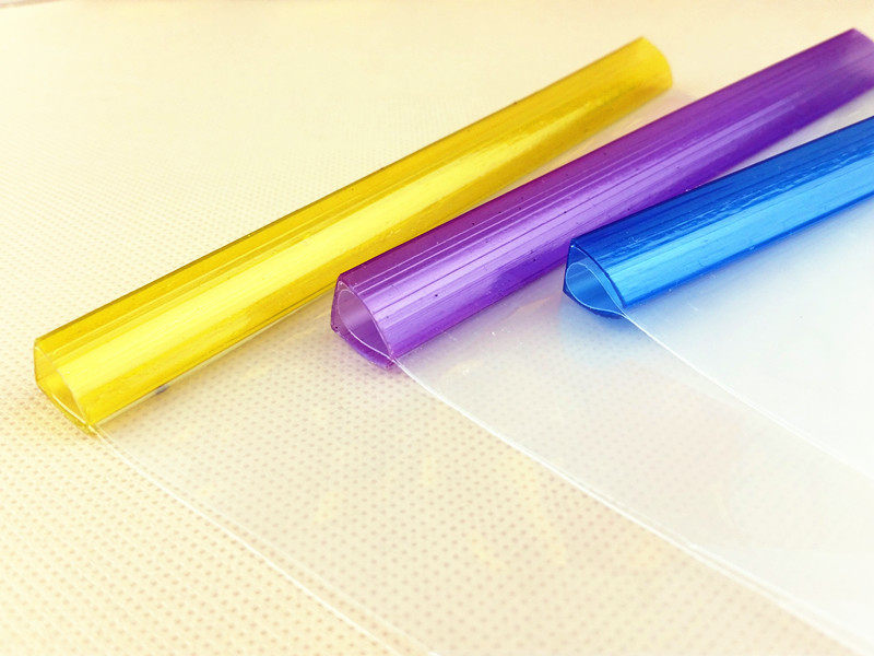 满包邮加厚防水透明塑料本皮学生竖翻拉杆夹抽书皮