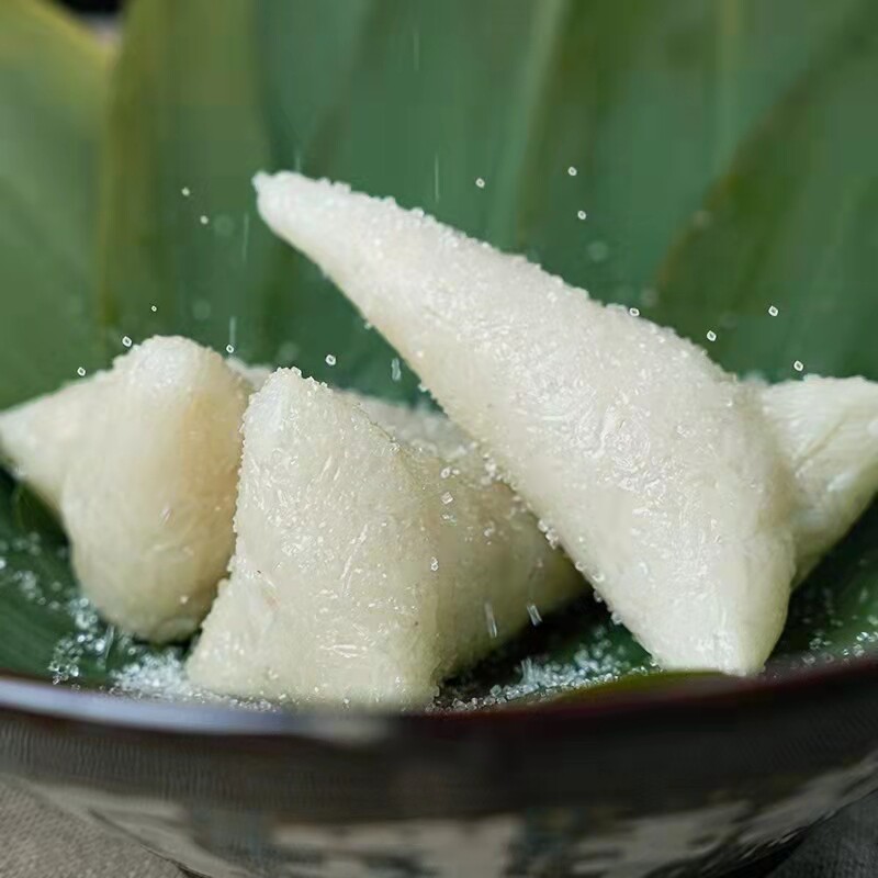 湖南特产洪湖清水粽子纯白糯米农家手工无馅原味粽子